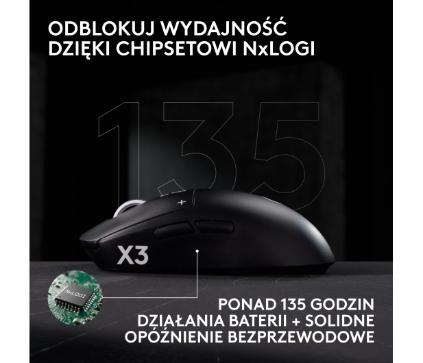 Logitech G PRO X3 Superstrike czarny - 1598610 - zdjęcie 4